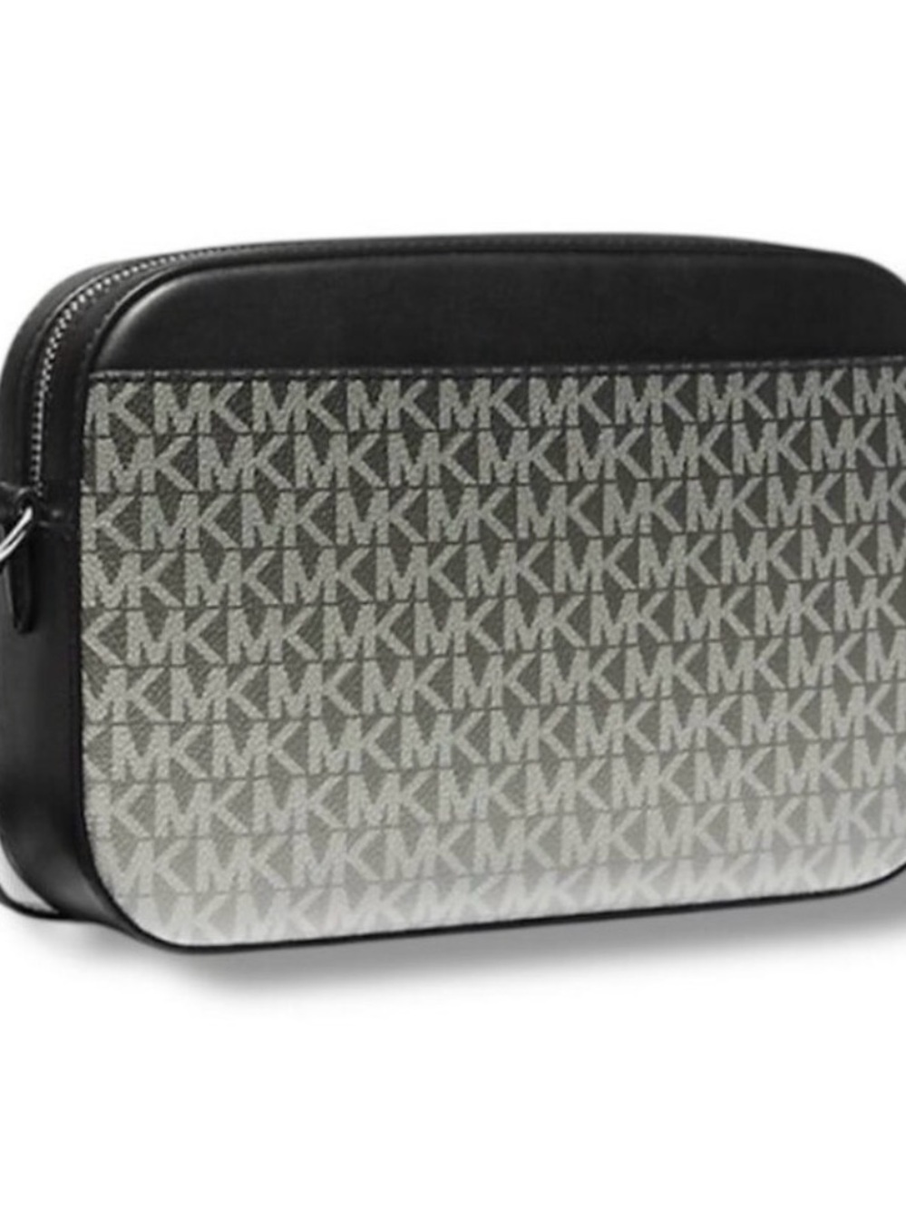 NWT Michael Kors Ombré Dark Gray Signature Crossbody Bag - Picture 5 of 5